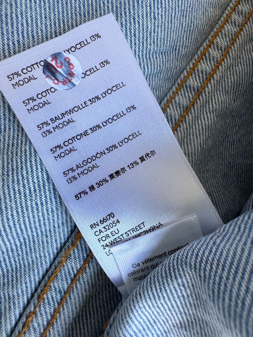 We The Free By Free People Amelia Distressed Cropped Denim Oversized Jacket S - Picture 8 of 9
